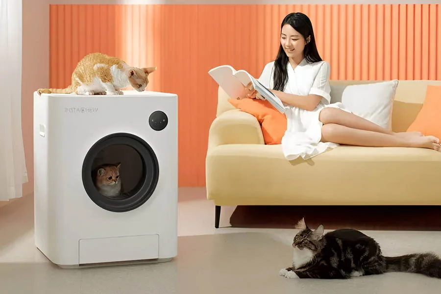 mess free litter box