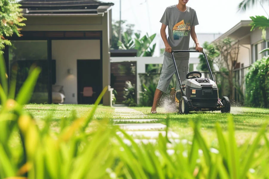 push mower for small yard