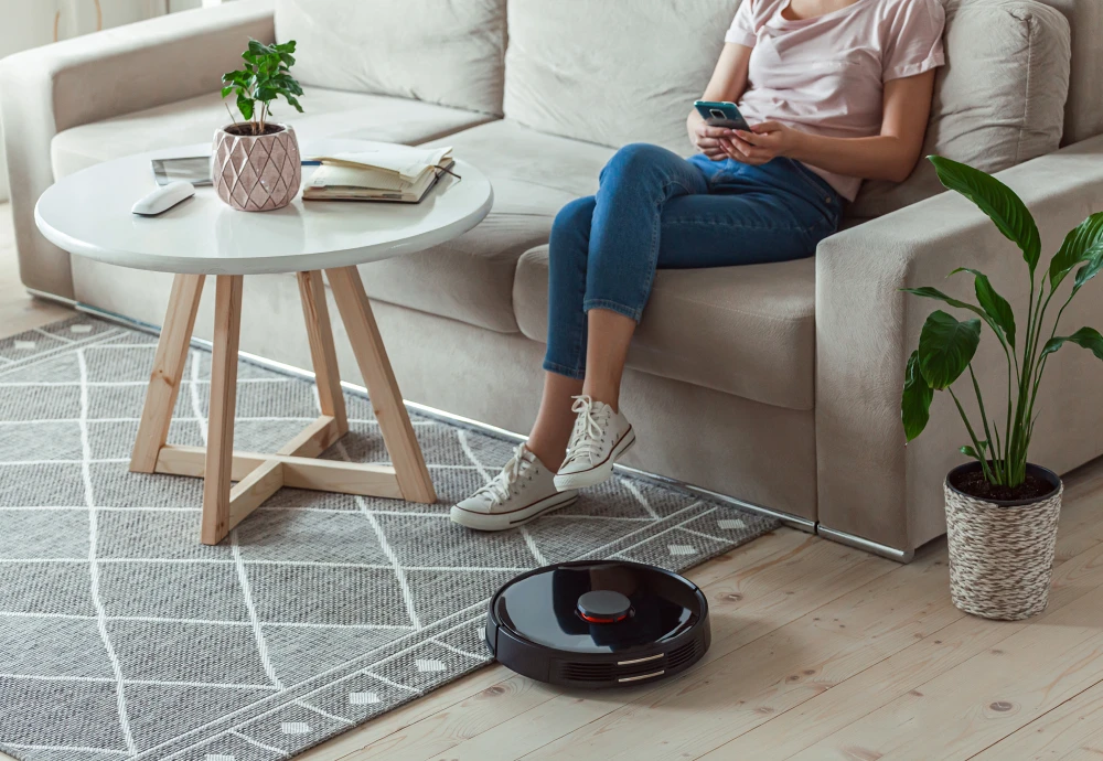 robot vacuum cleaner with mop self-empty base